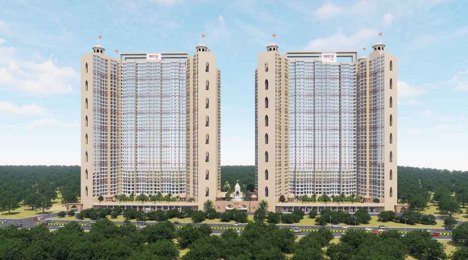 Haware My First Home Dombivli_ Elevation Image